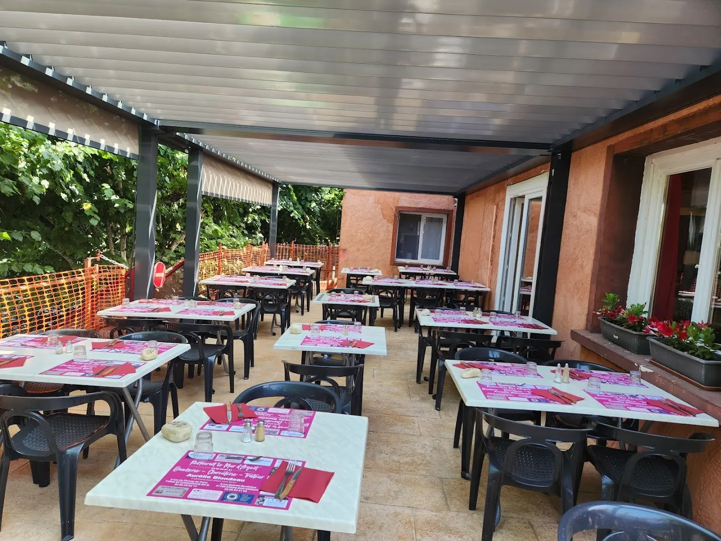 "LE MUR D'ARGENT" restaurant de la boucherie charcuterie blondeau